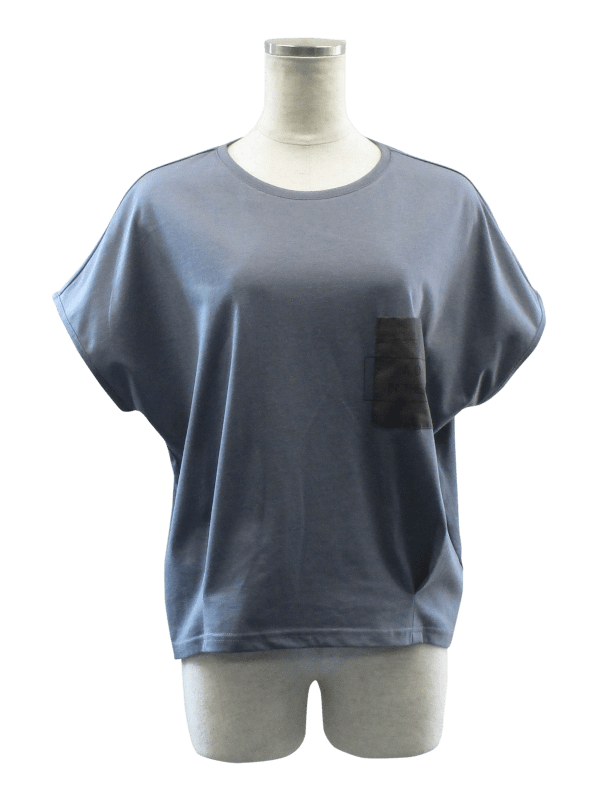 ポケット切替ロゴＴシャツ