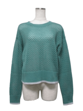 メッシュニットプルオーバー